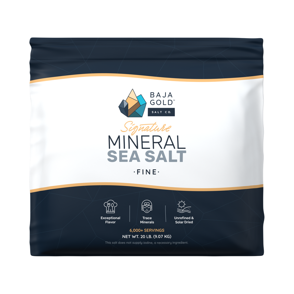Baja Gold Signature Mineral Sea Salt - Fine