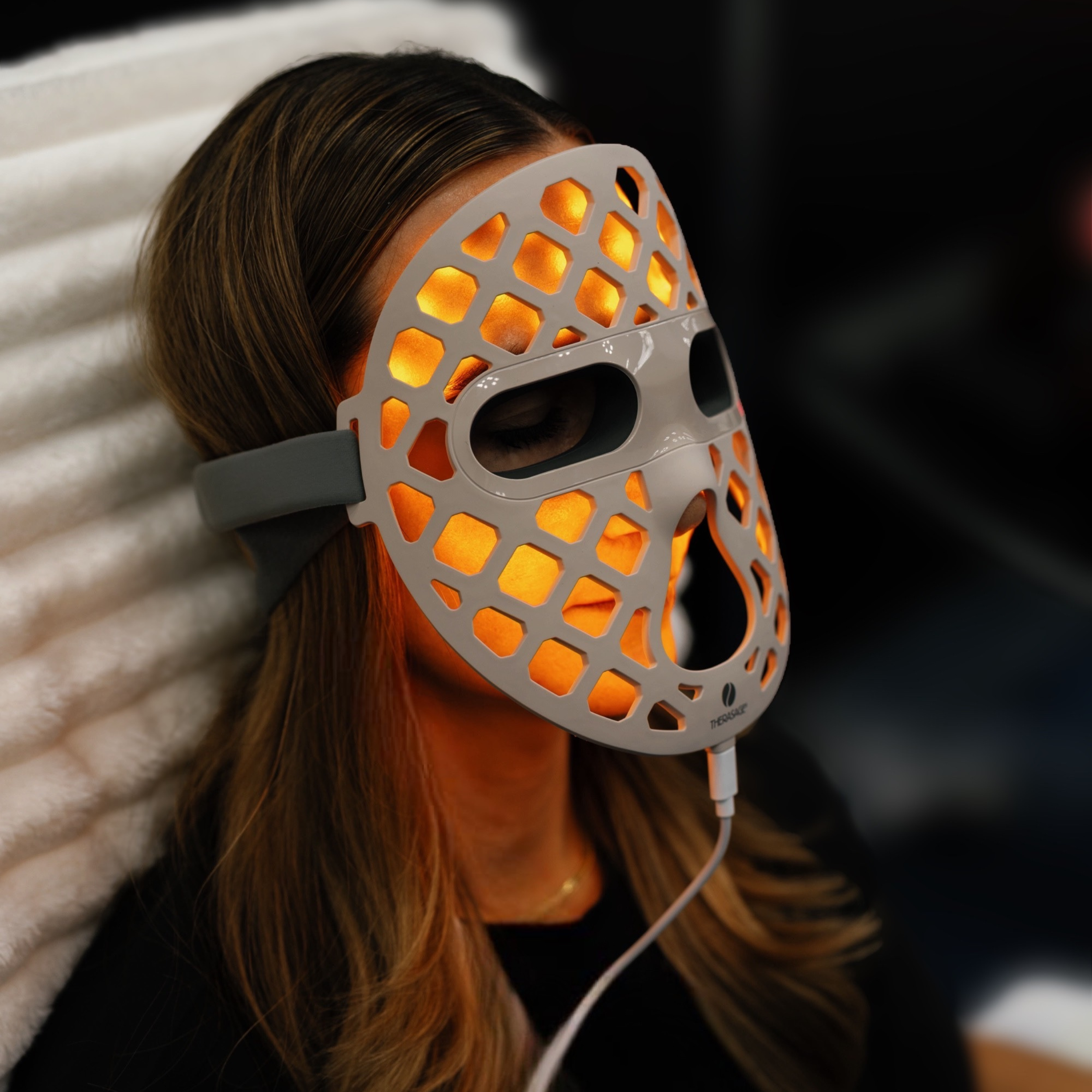 TheraGlow Mask2Go+™ LED Light Therapy Face Mask
