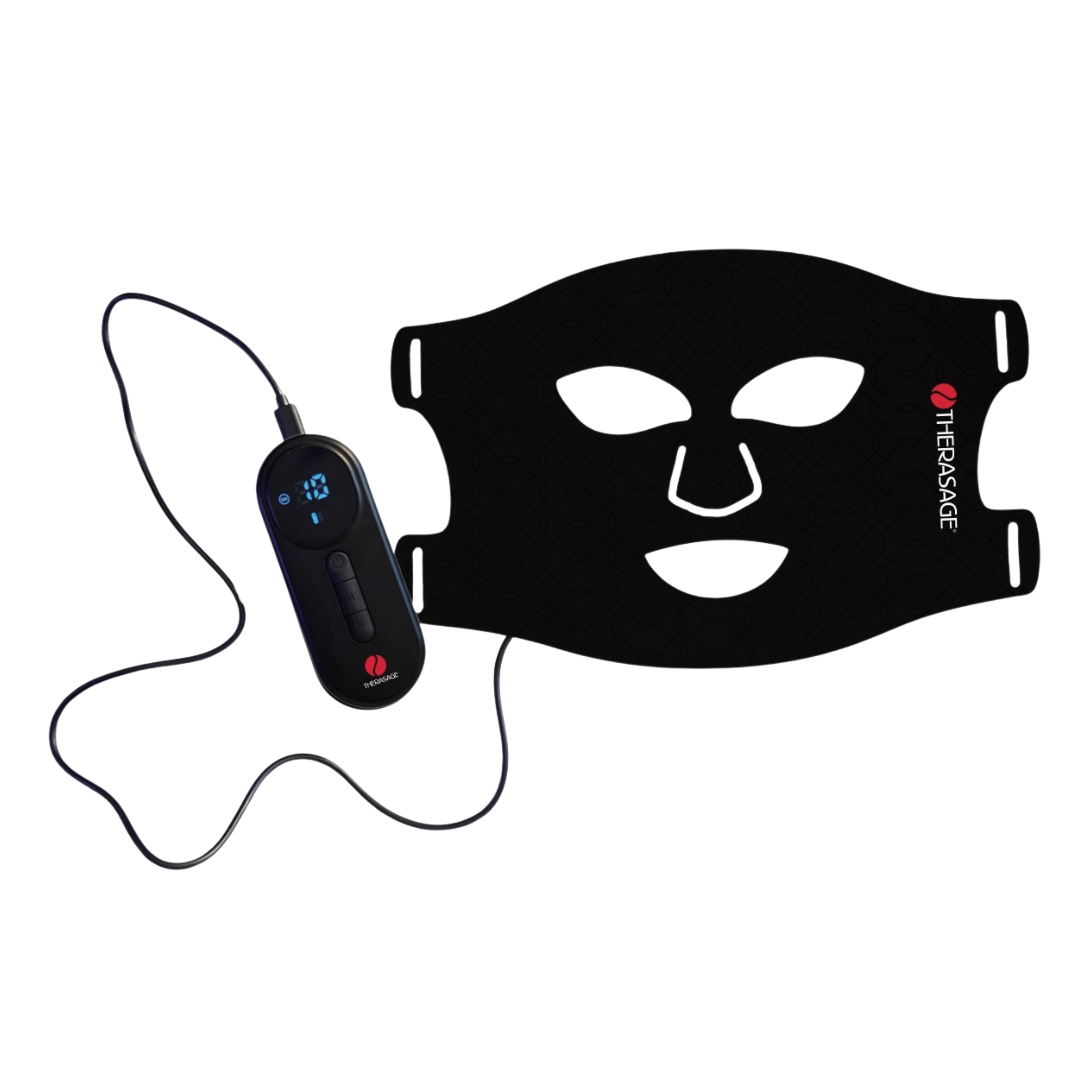 TheraGlow Mask2Go™ Red Light Therapy LED Face Mask