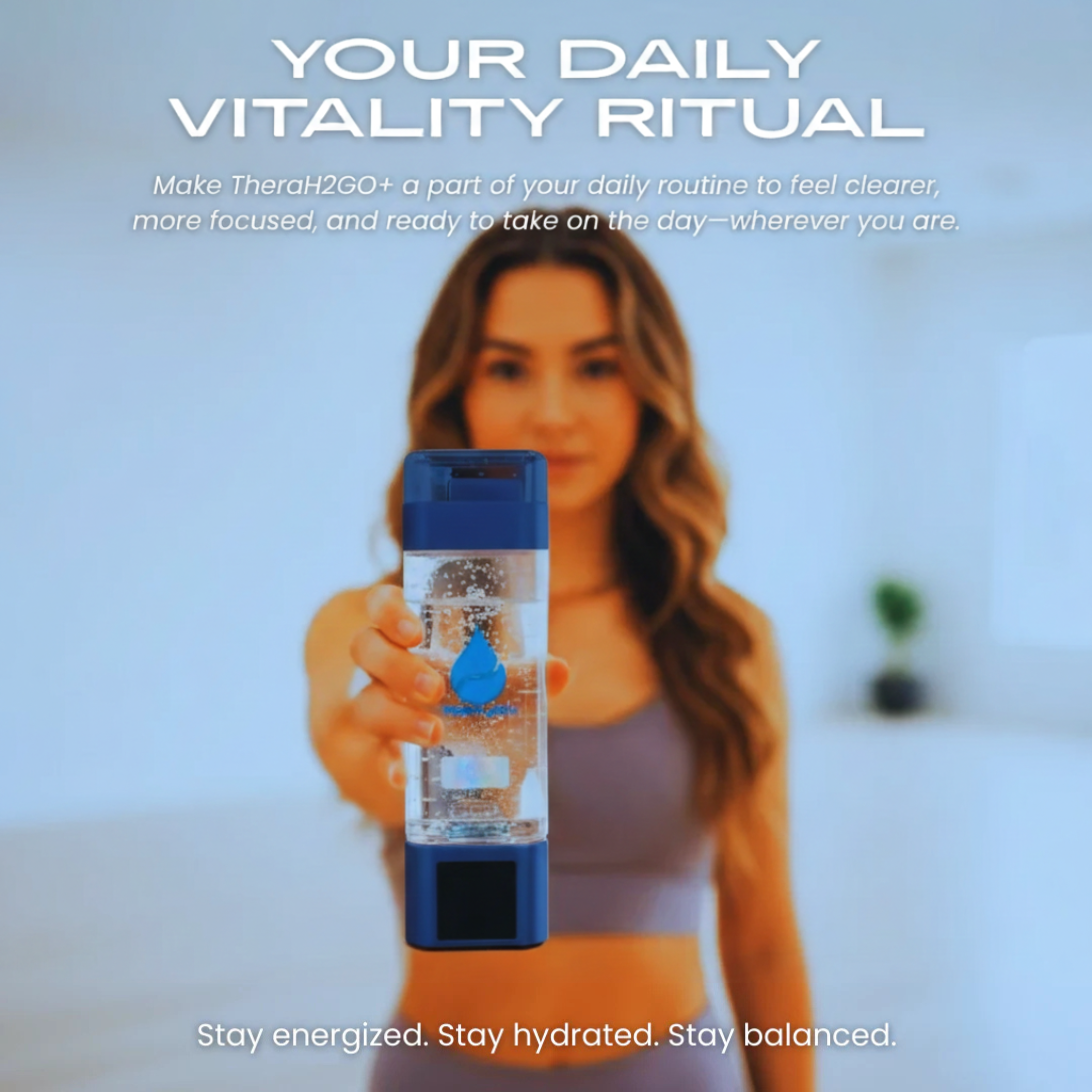 TheraH2Go+ Hydrogen Water Bottle & Inhalation Device