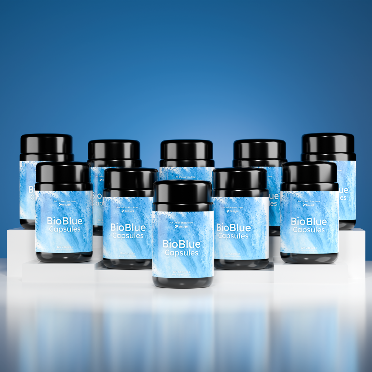 BioBlue Capsules - Methylene Blue & Taurine Supplement for Brain Health & Mitochondrial Support