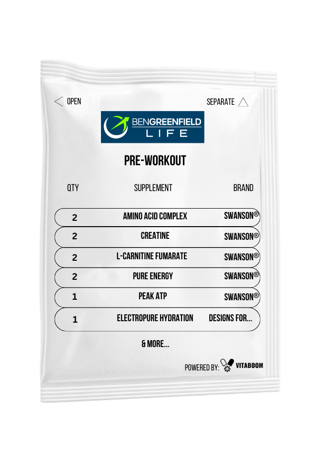 Ben Greenfield | Pre-workout