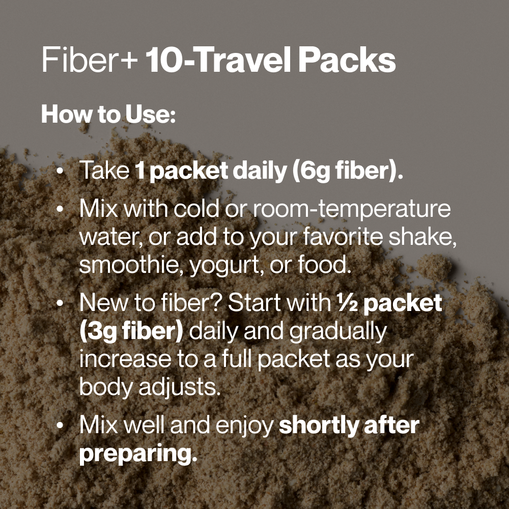 Fiber+ 10-Travel Packs