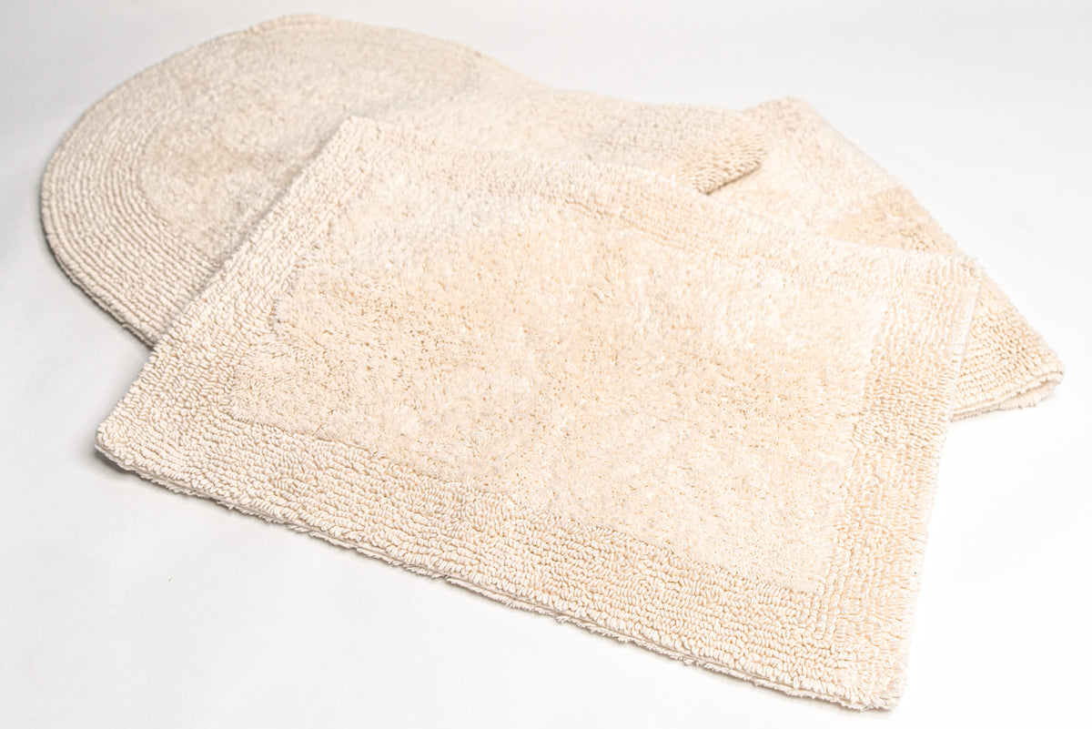 Puro Organic Cotton Reversible Bath Rug Collection