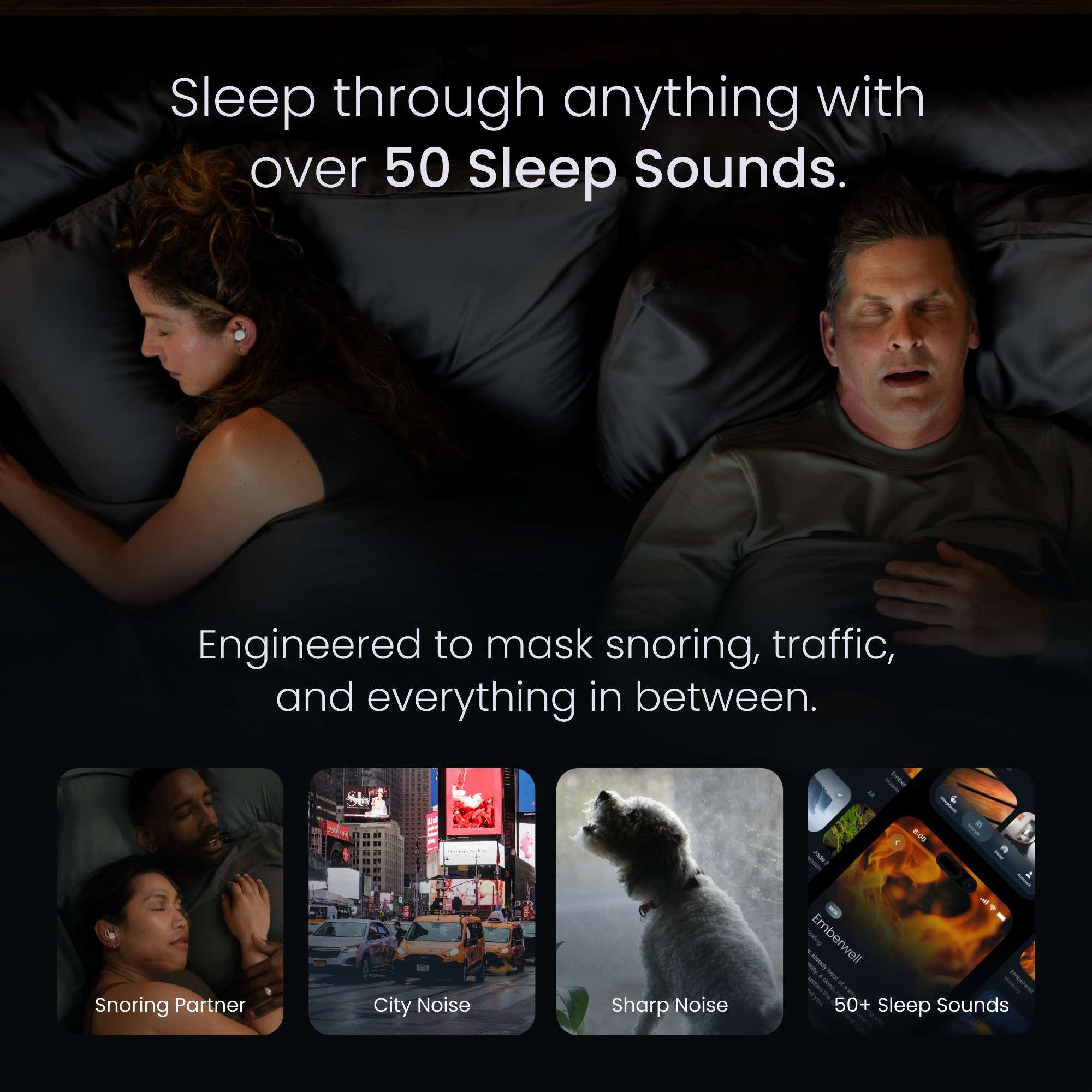 Ozlo Sleepbuds® 2 - Precision Noise-Masking Sleep Earbuds