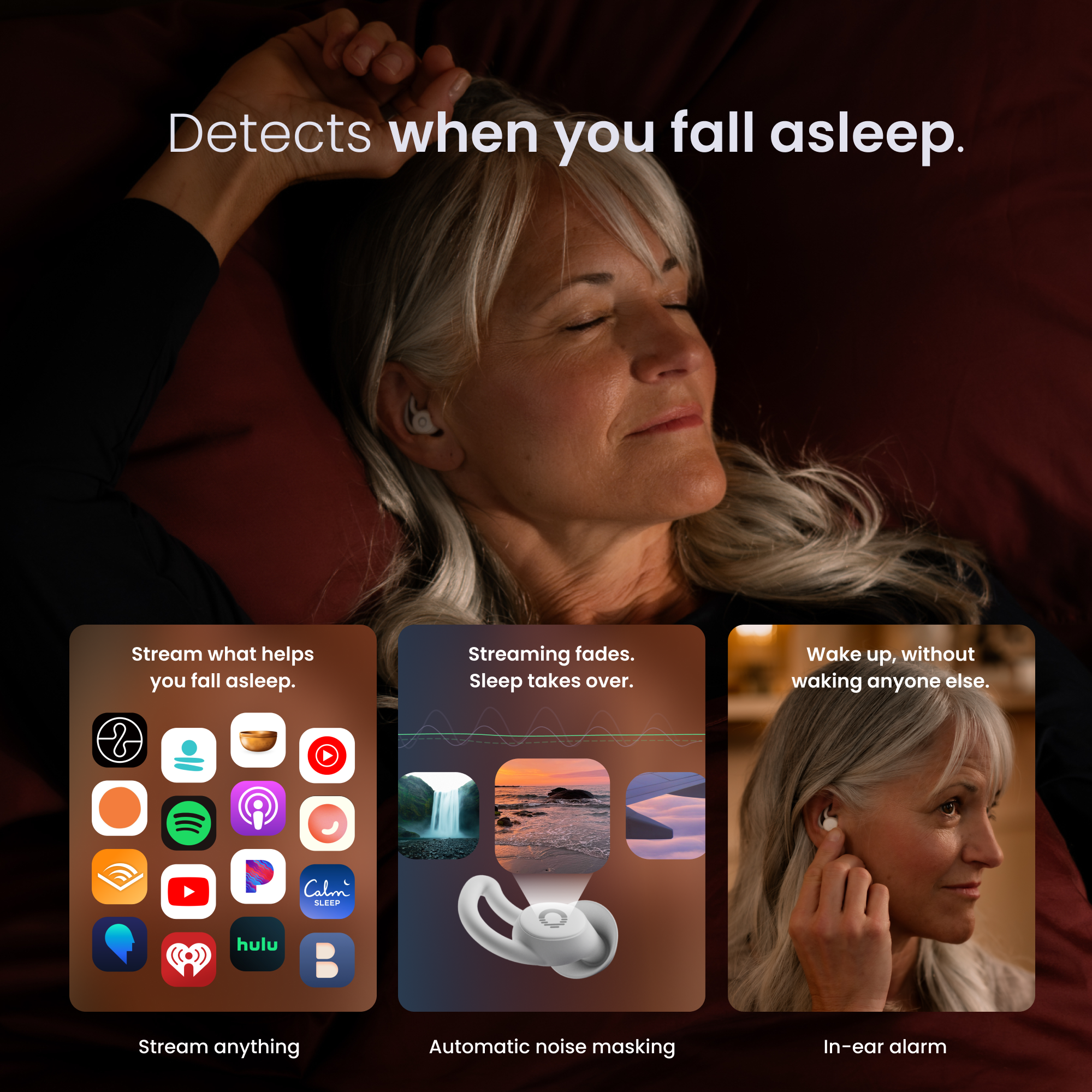 Ozlo Sleepbuds® 2 - Precision Noise-Masking Sleep Earbuds