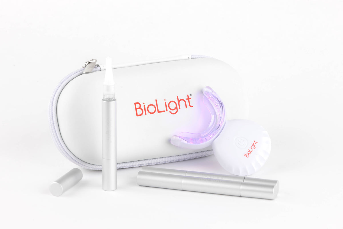 Guardian+ Oral Device with Patent-Pending Blue & Red/NIR Light for Teeth Whitening & Oral Health