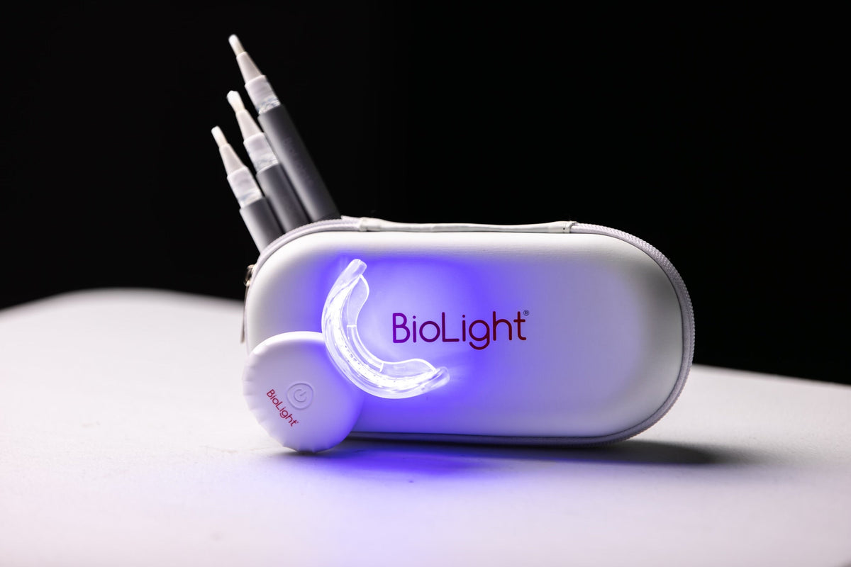 Guardian+ Oral Device with Patent-Pending Blue & Red/NIR Light for Teeth Whitening & Oral Health
