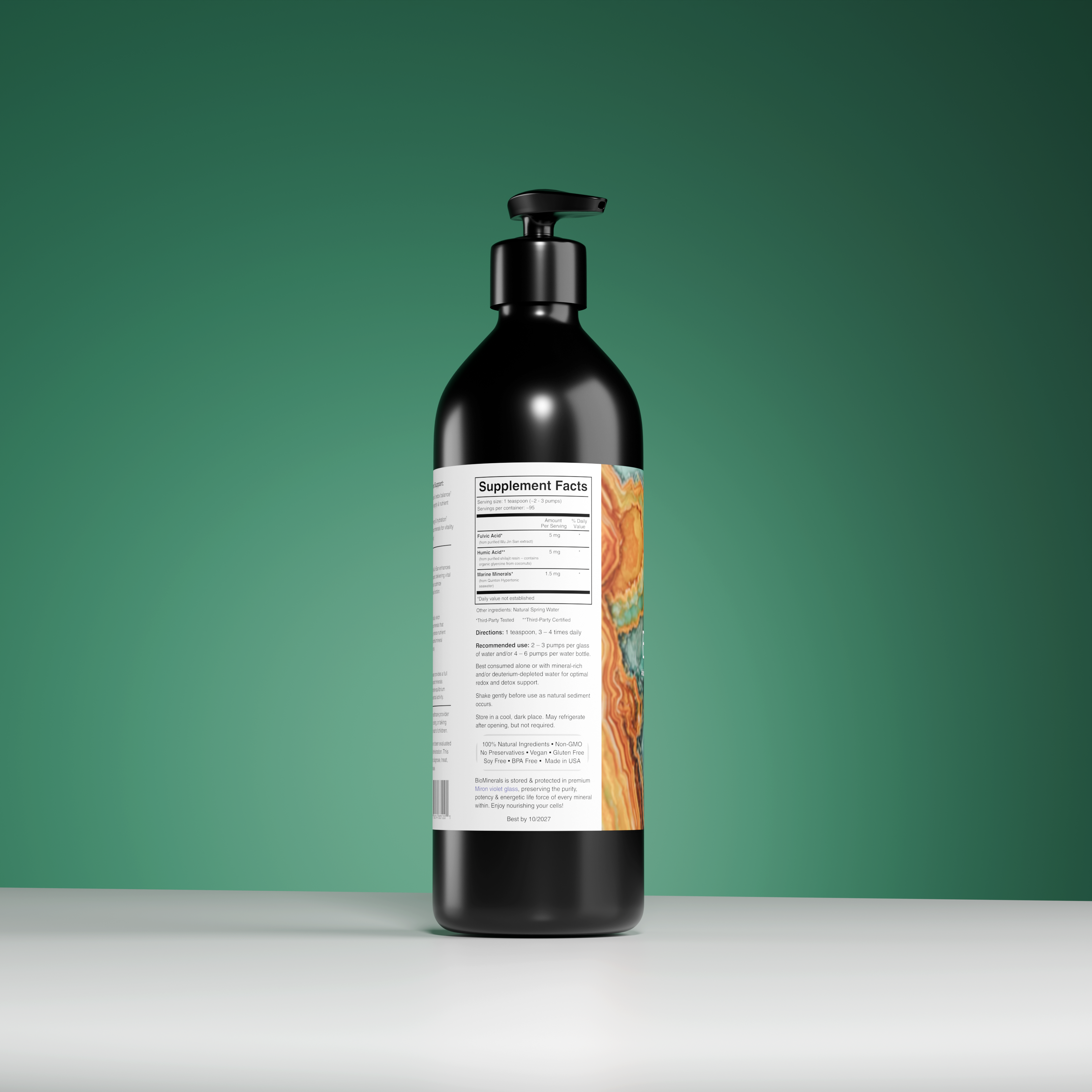 BioMinerals Daily Mineral Blend with Fulvic, Humic & Marine Minerals