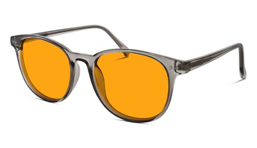 SunDown Billie Blue Blocking Glasses-Pearl Grey