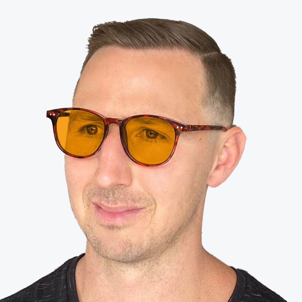 SunDown Billie Blue Blocking Glasses - Tortoise