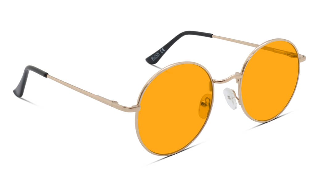 SunDown Elton Blue Blocking Glasses - Gold