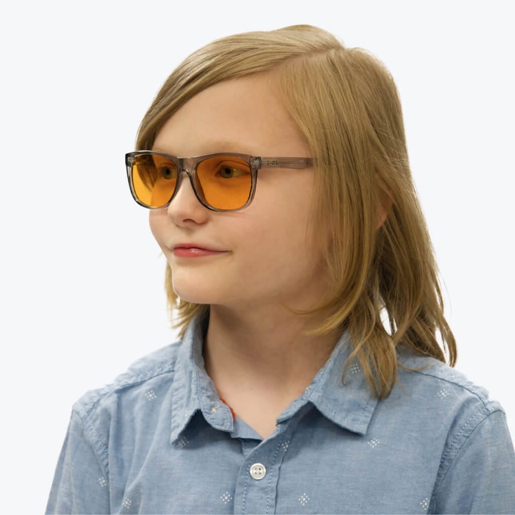 SunDown Kids Blue Blocking Glasses - Pearl Grey