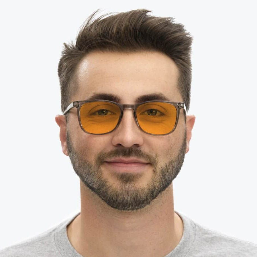 SunDown Taylor Blue Blocking Glasses-Pearl Grey