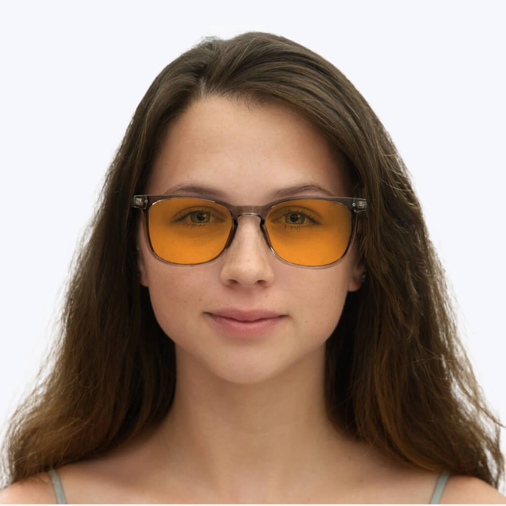 SunDown Taylor Blue Blocking Glasses-Pearl Grey