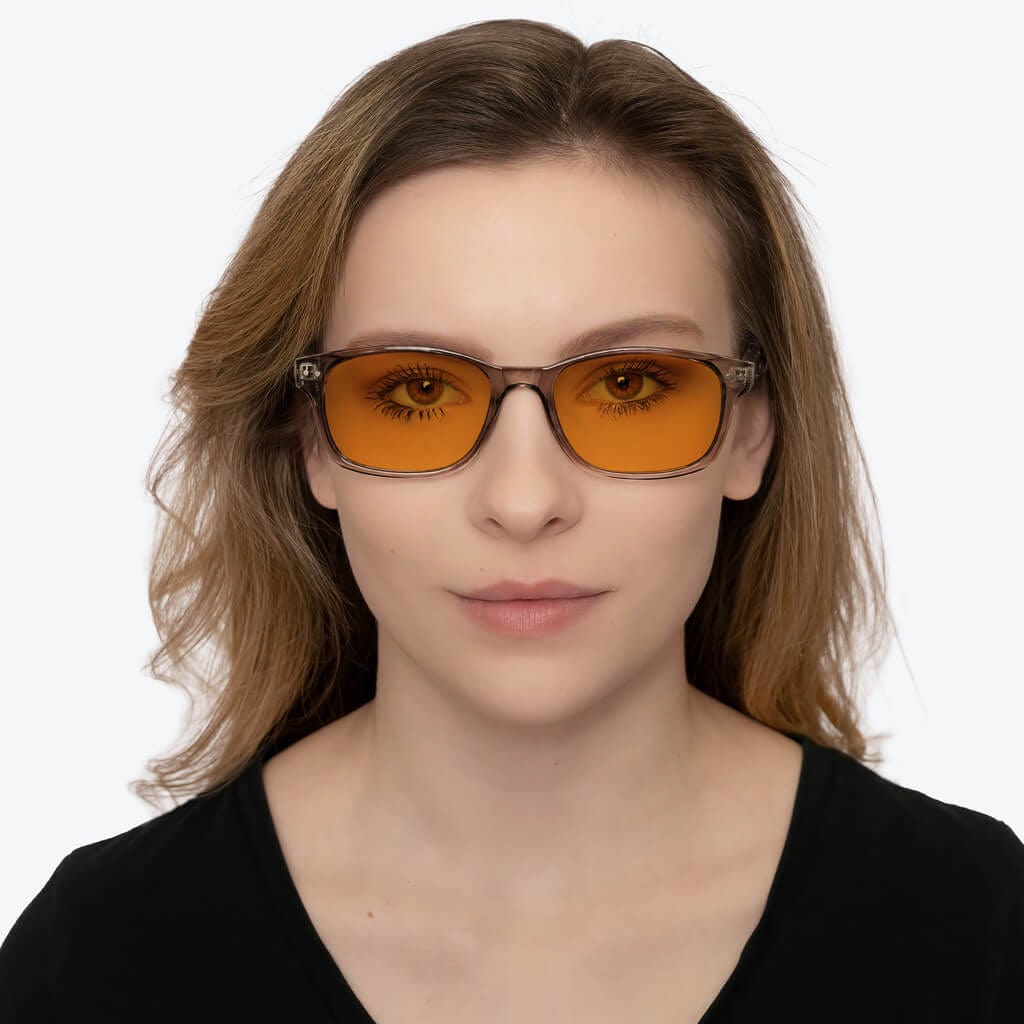 SunDown Lucent Blue Blocking Glasses-Pearl Grey