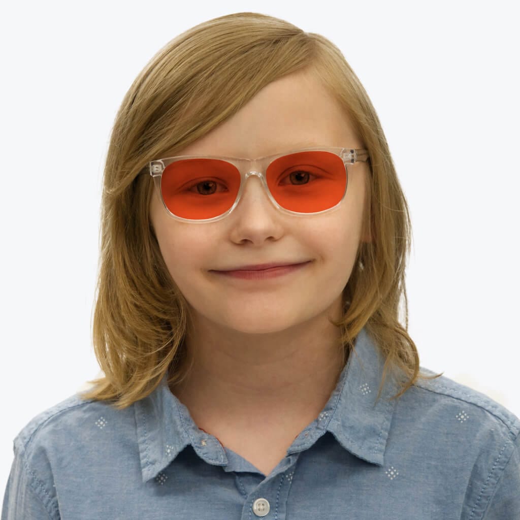 Kids NightFall Blue Blocking Glasses - Crystal