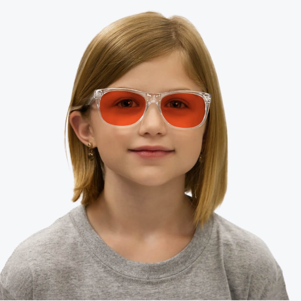 Kids NightFall Blue Blocking Glasses - Crystal