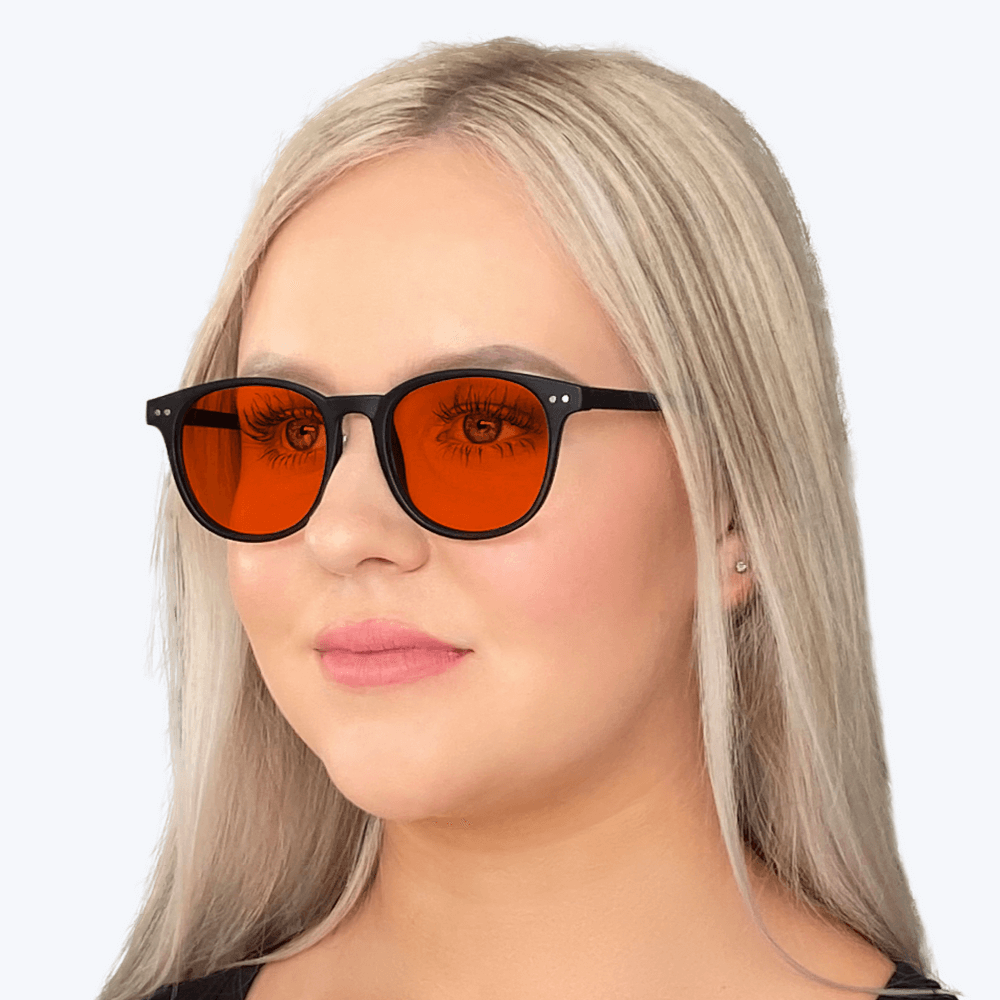 NightFall Billie Blue Blocking Glasses - Black