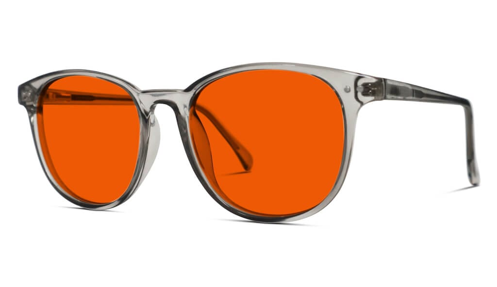 NightFall Billie Blue Blocking Glasses - Pearl Grey