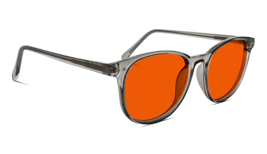 NightFall Billie Blue Blocking Glasses - Pearl Grey