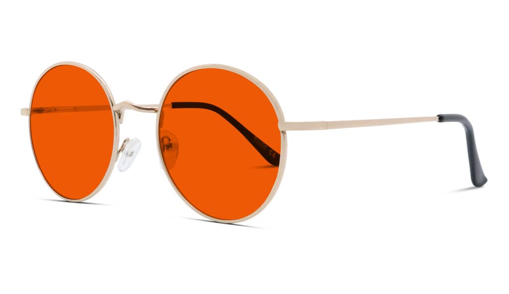 NightFall Elton Blue Blocking Glasses - Gold