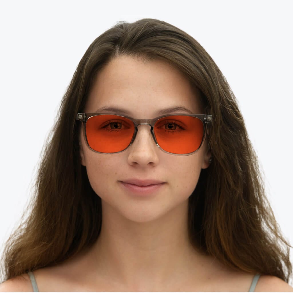 Nightfall Taylor Blue Blocking Glasses - Pearl Grey