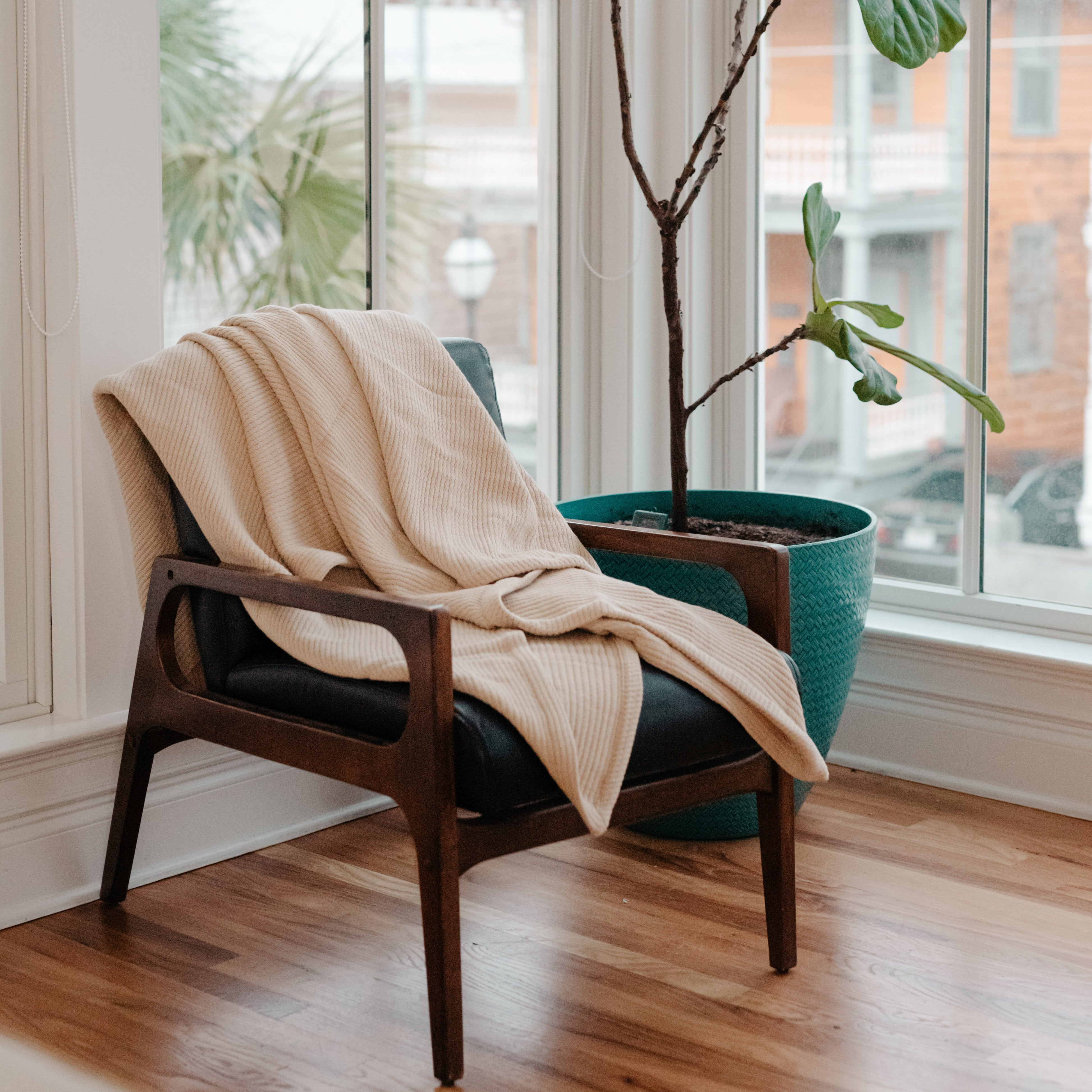 Sea Pines 100% Organic Throw Blanket