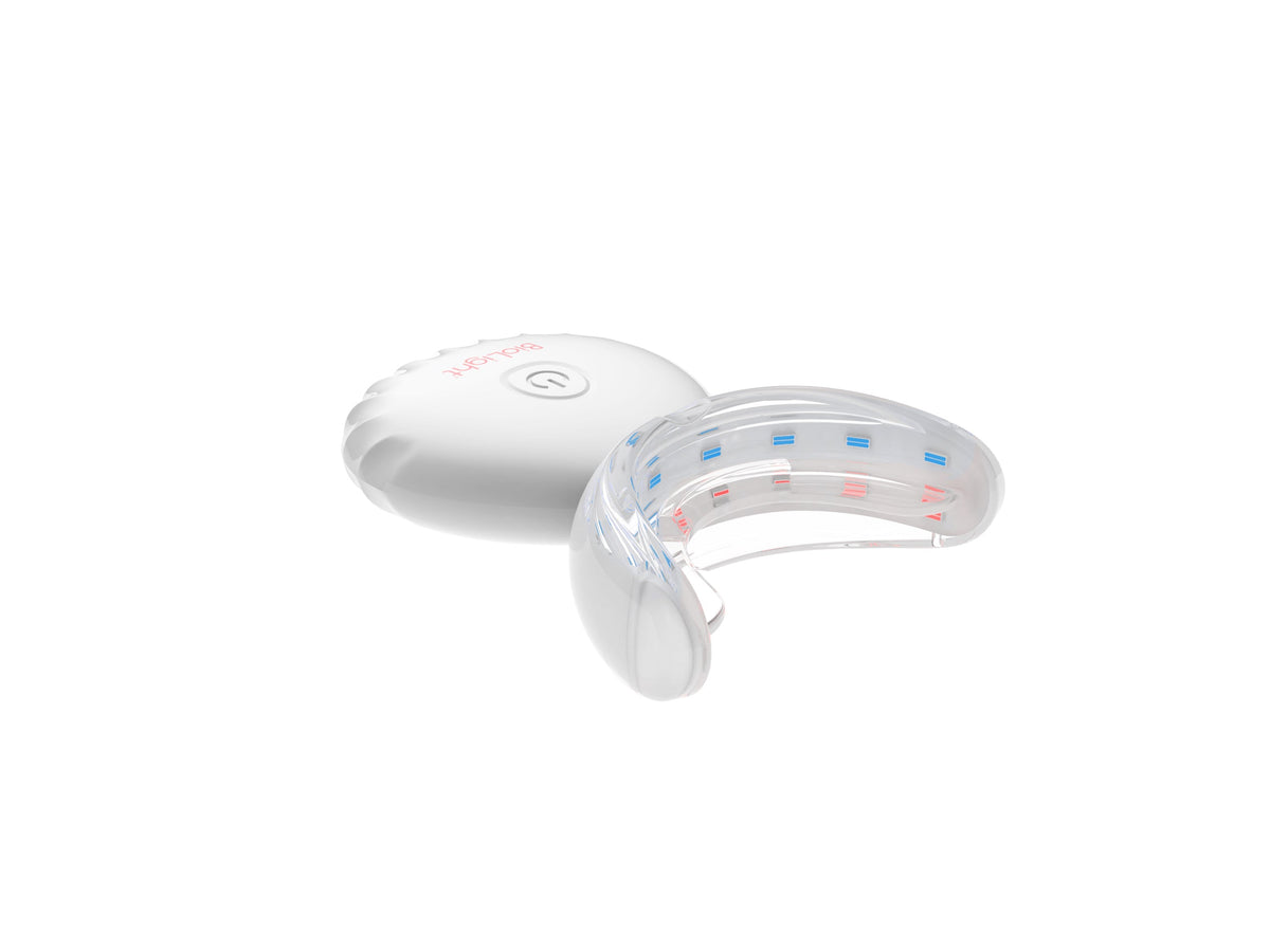 Guardian+ Oral Device with Patent-Pending Blue & Red/NIR Light for Teeth Whitening & Oral Health
