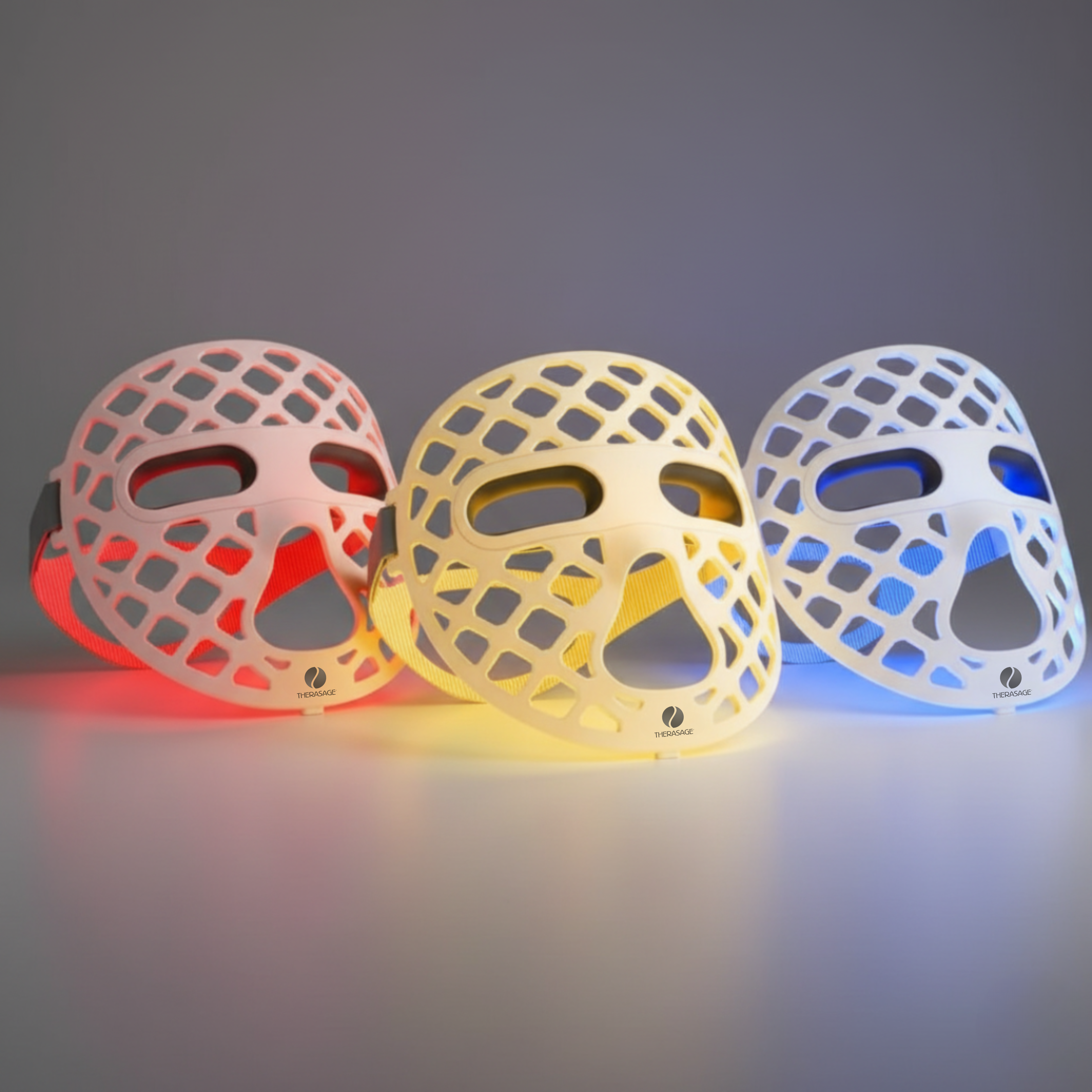 TheraGlow Mask2Go+™ LED Light Therapy Face Mask