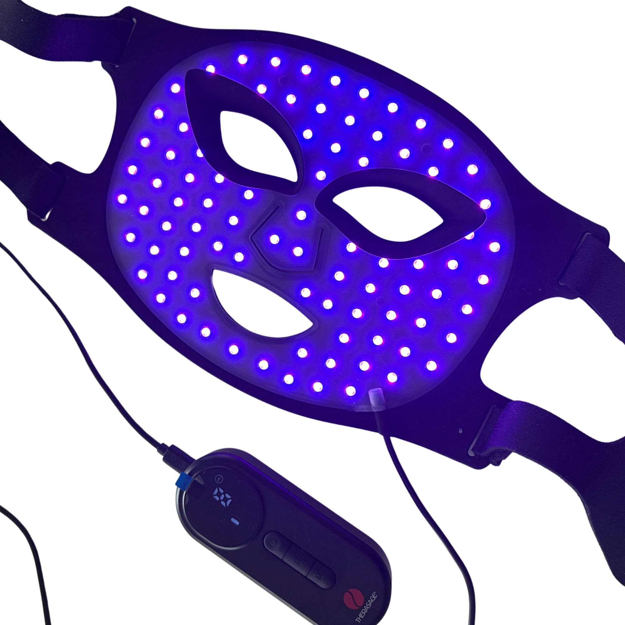 TheraGlow Mask2Go™ Red Light Therapy LED Face Mask
