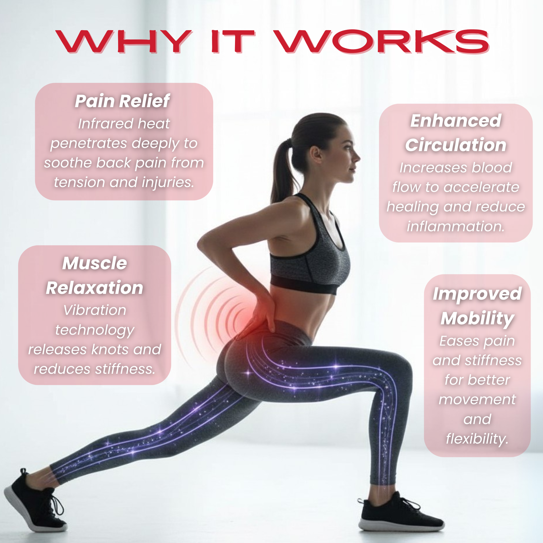 TheraBelt Red Light Therapy Recovery Belt