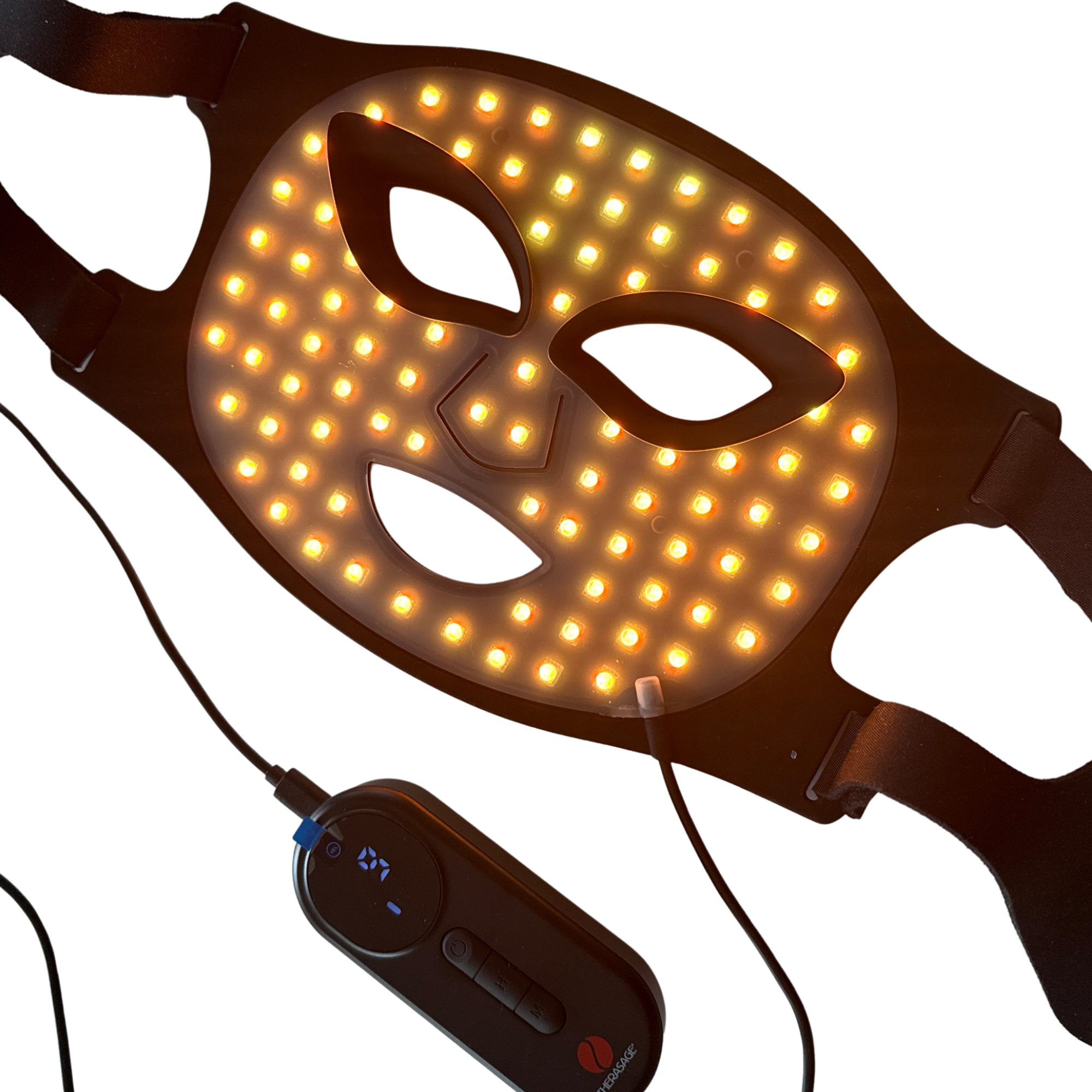 TheraGlow Mask2Go™ Red Light Therapy LED Face Mask