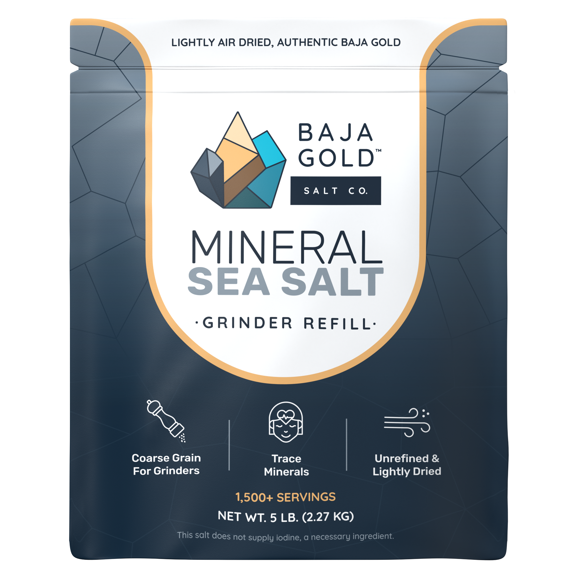 Baja Gold Mineral Sea Salt - Grinders and Refills