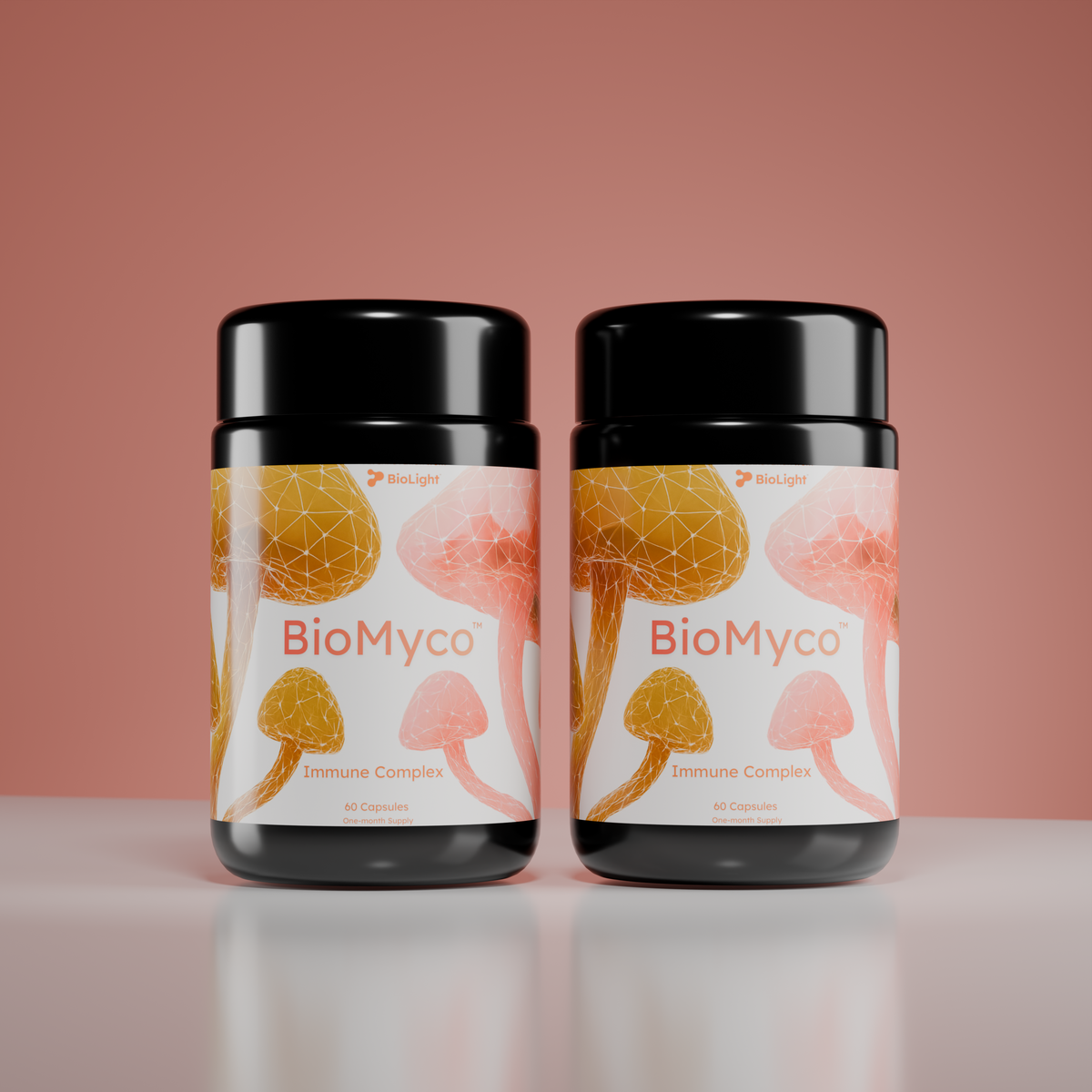 BioMyco Immune Complex with Chaga, Maitake, Reishi, Shiitake & Turkey Tail