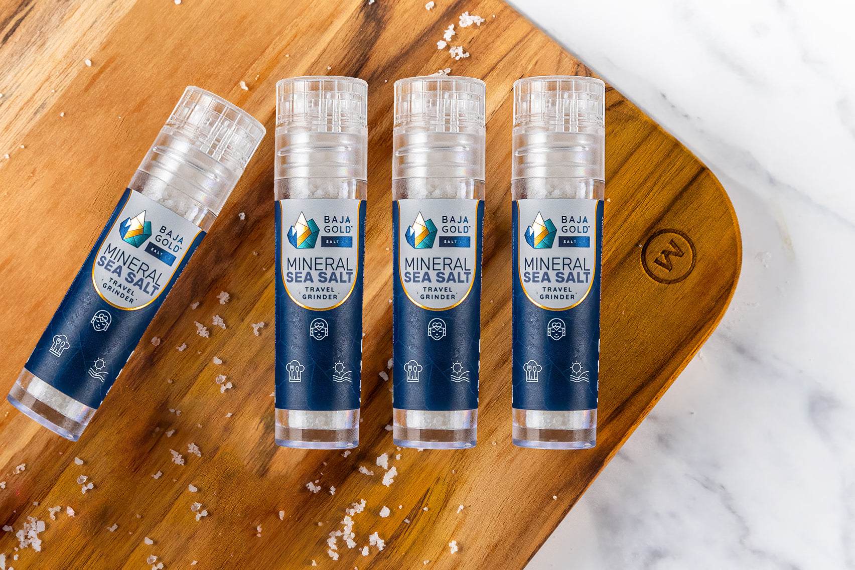 Baja Gold Mineral Sea Salt - Grinders and Refills