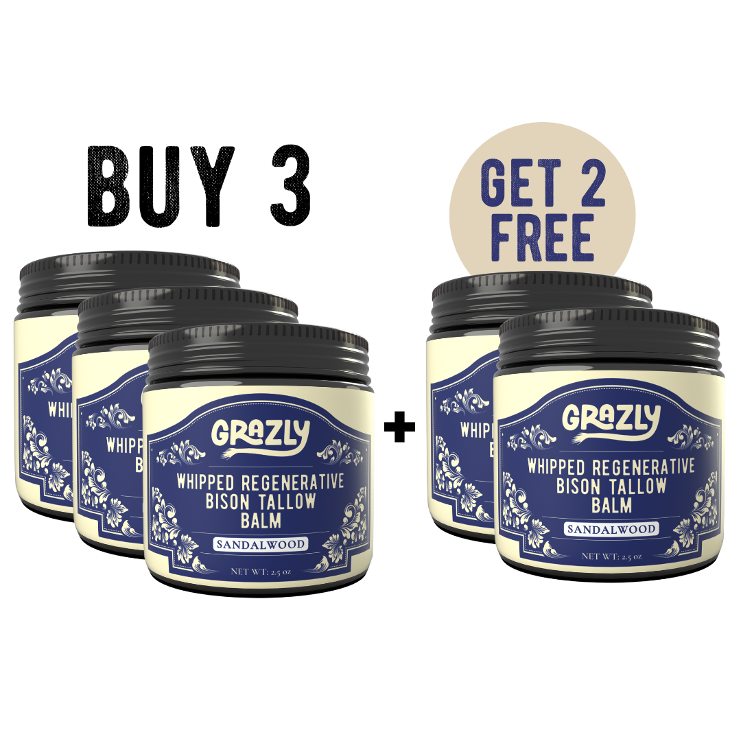 Whipped Bison Tallow & Manuka Honey Moisturizing Balm