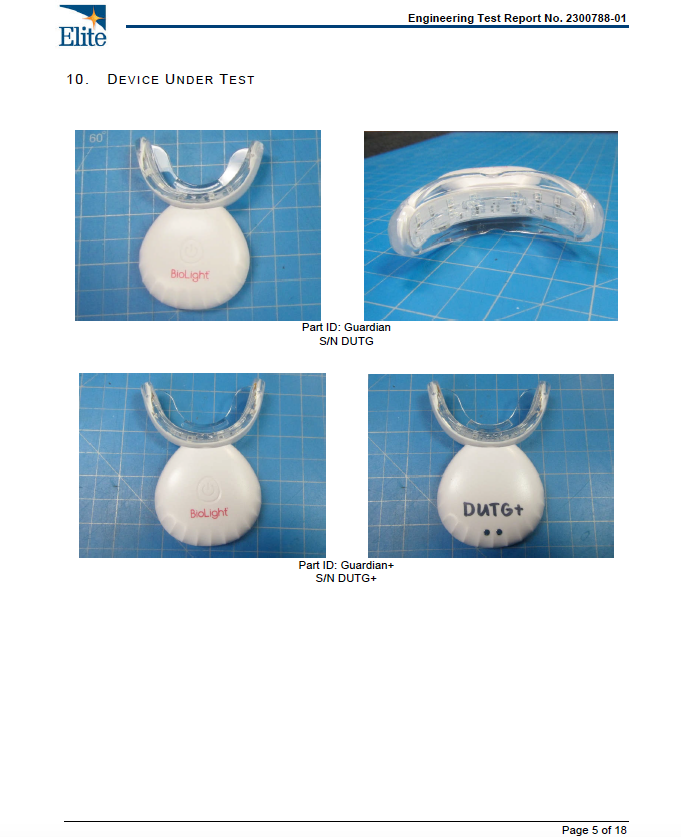 Guardian: Oral Care Red & NIR Light Therapy Device | Patent-Pending Dual LEDs for Health & Hygiene