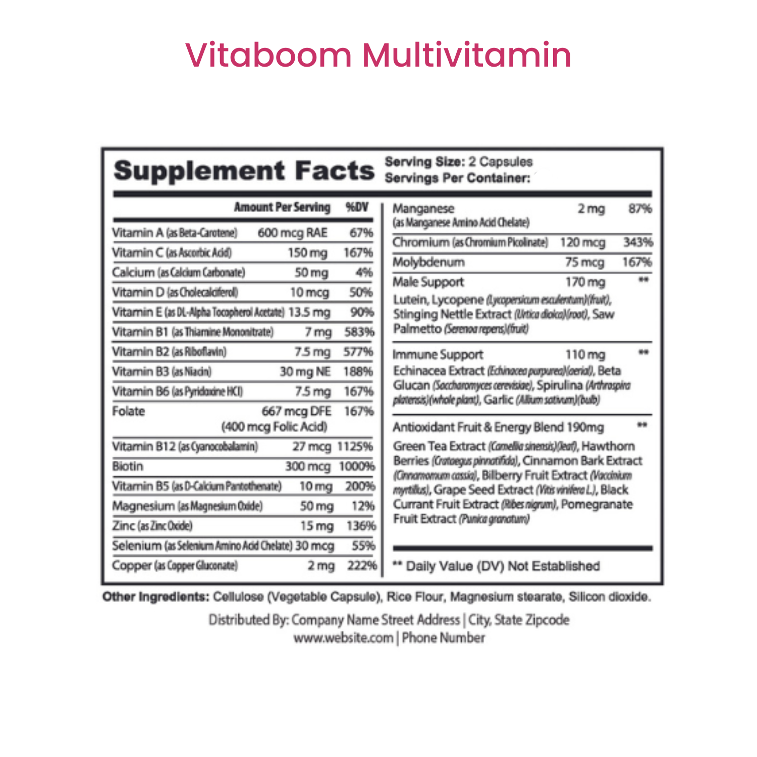 Vitaboom | Foundations Vegan