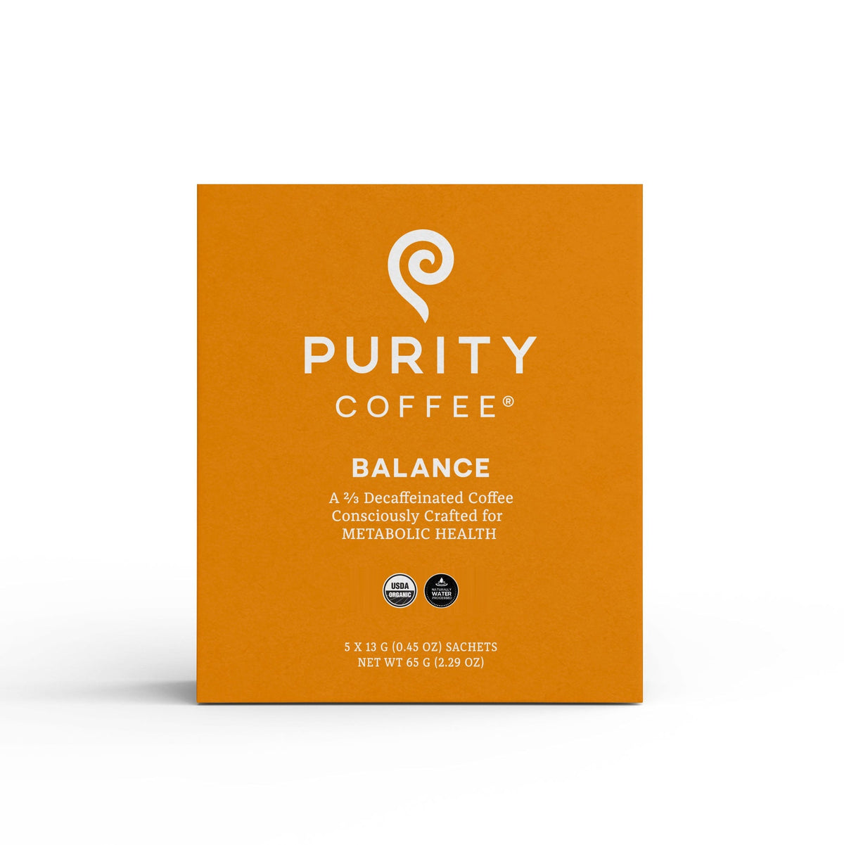 BALANCE: ²/₃ Decaf Single-Serve Pocket Purity™