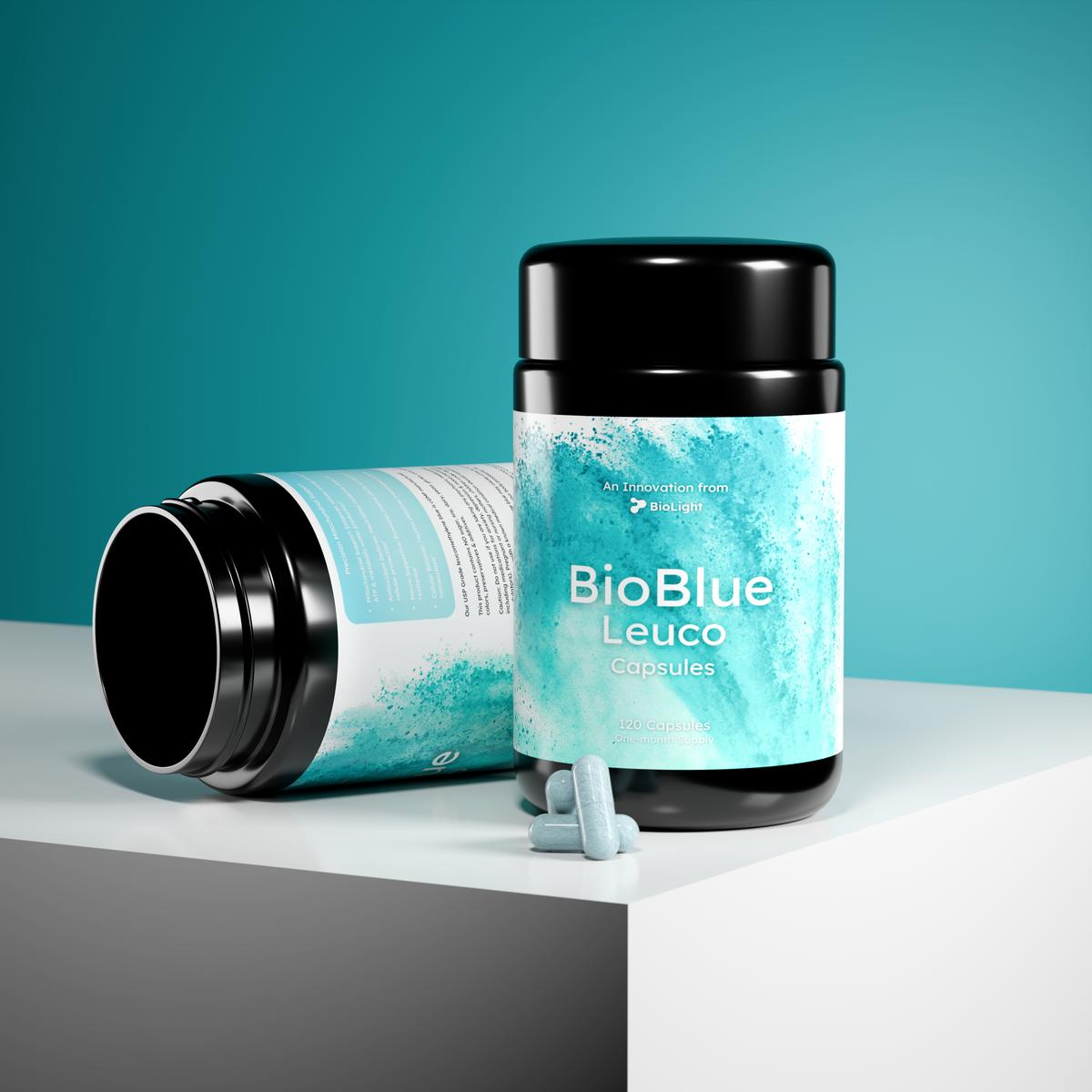 BioBlue Leuco Capsules with USP-Grade Leucomethylene Blue