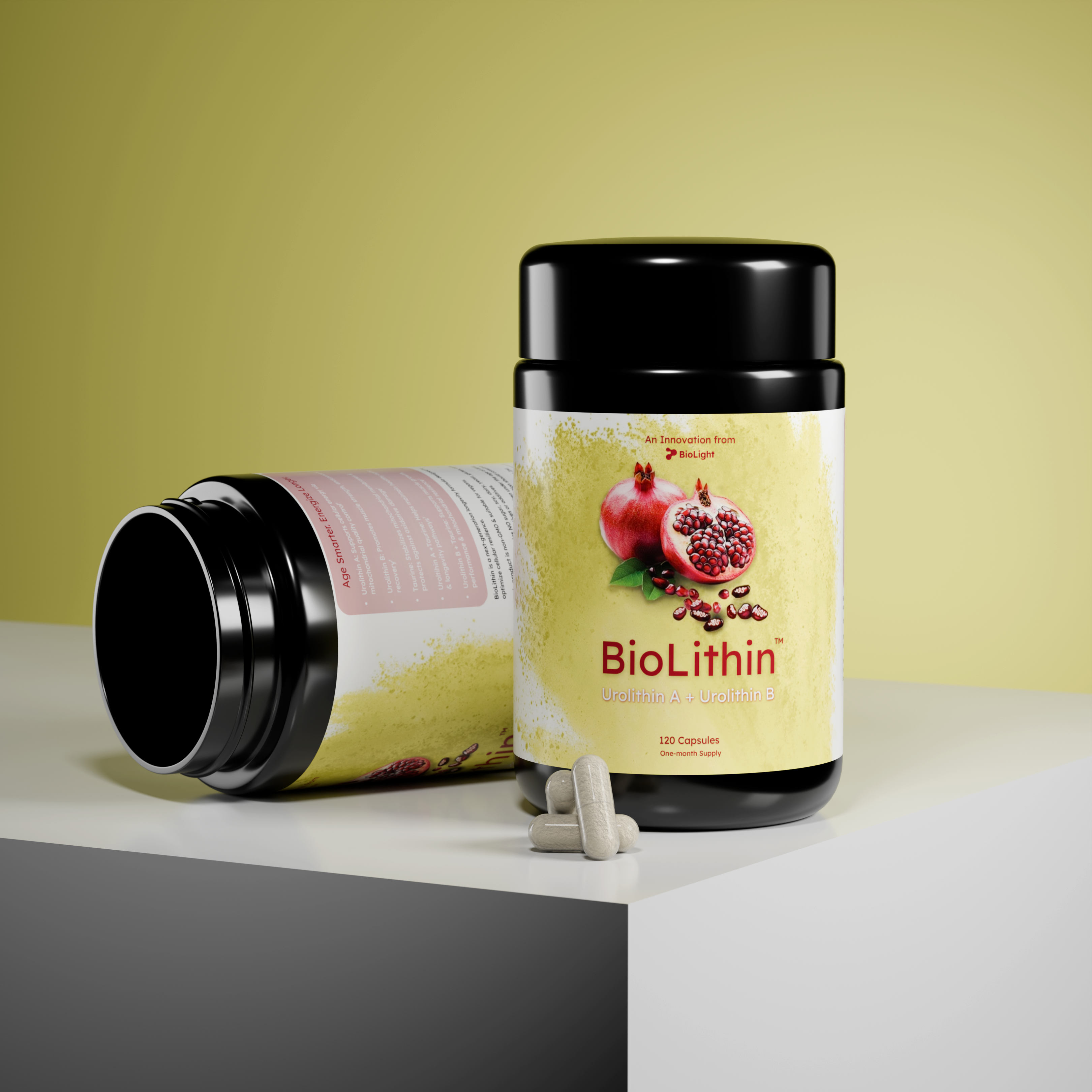 BioLithin: Urolithin A & B with Taurine for Optimal Mitochondrial Energy & Longevity Support