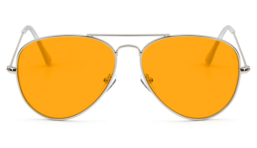 SunDown Aviator Blue Blocking Glasses