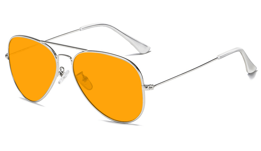SunDown Aviator Blue Blocking Glasses