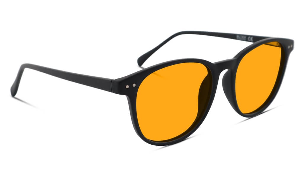 SunDown Billie Blue Blocking Glasses - Black