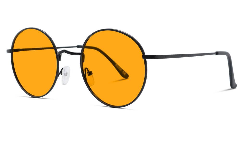 SunDown Elton Blue Blocking Glasses - Black