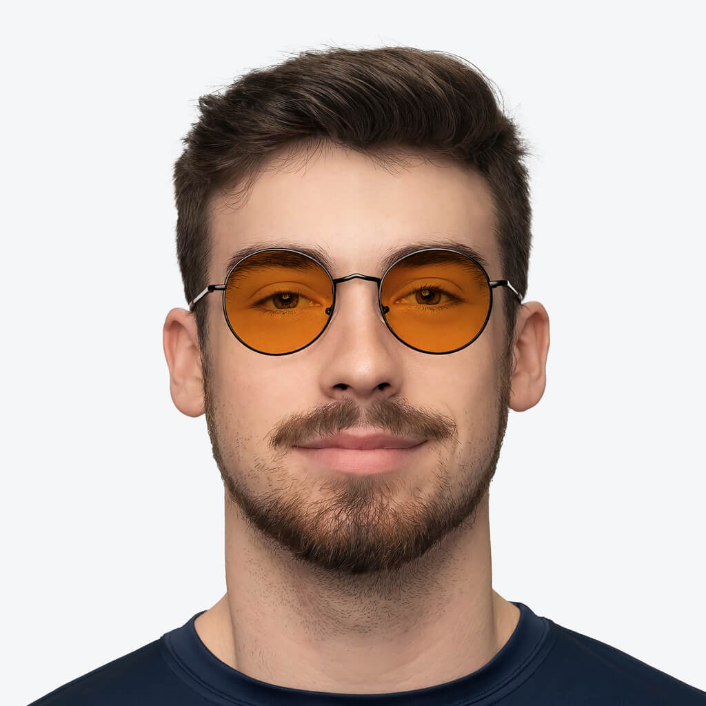 SunDown Elton Blue Blocking Glasses - Black