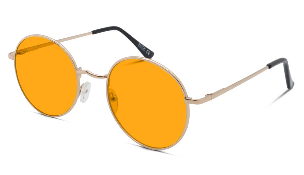 SunDown Elton Blue Blocking Glasses - Gold