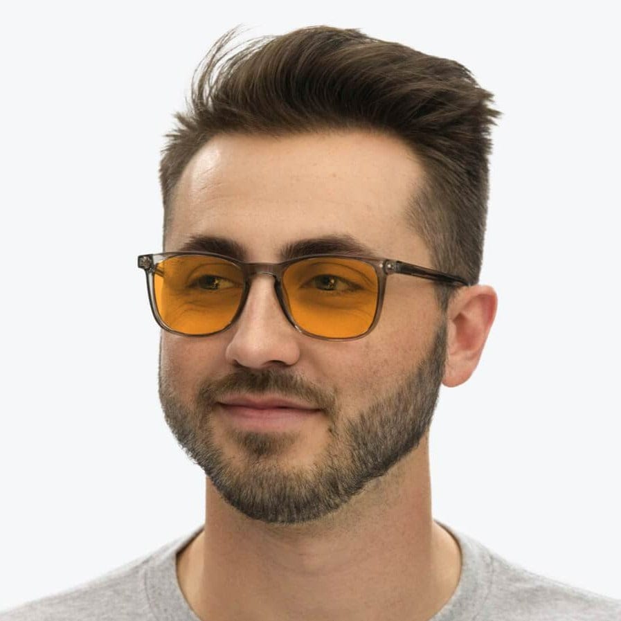 SunDown Taylor Blue Blocking Glasses-Pearl Grey