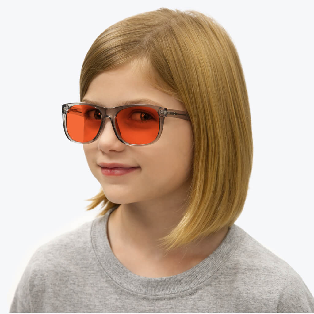 Kids NightFall Blue Blocking Glasses - Grey